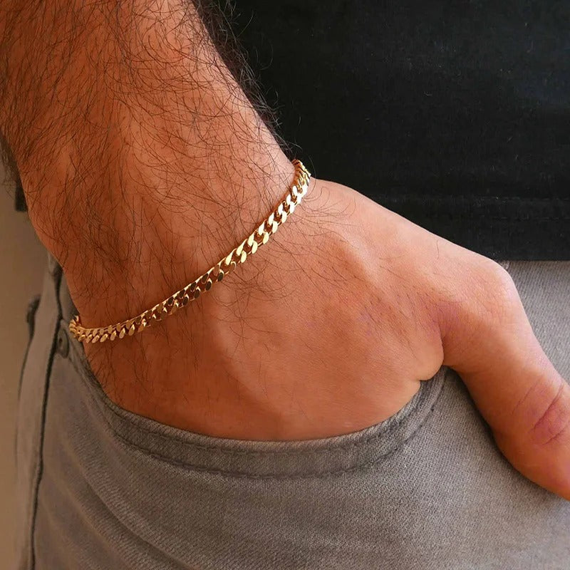 Miami Curb Bracelet - Gold from £17.50