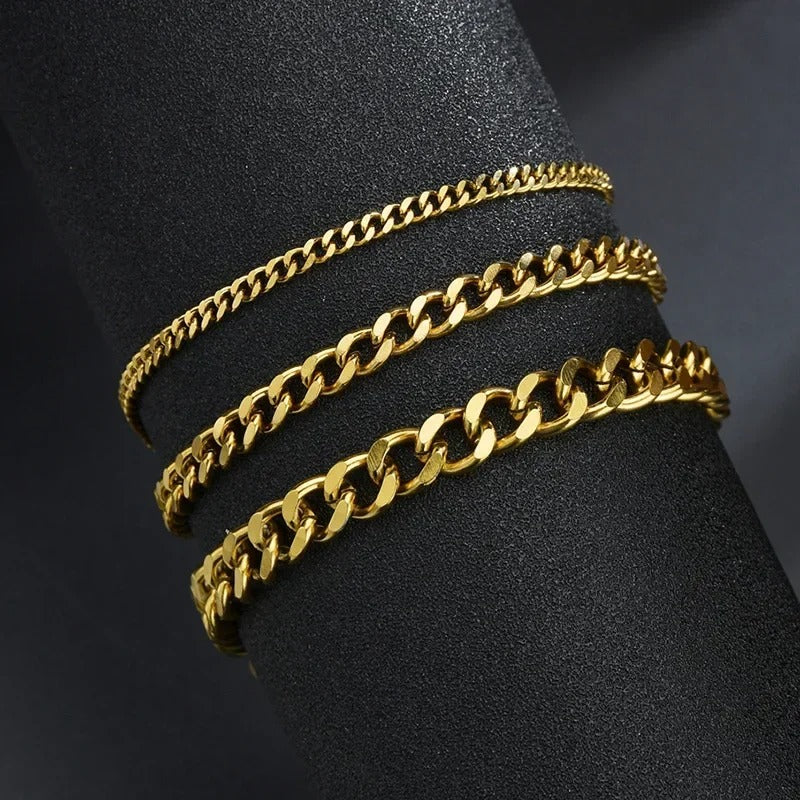 Miami Curb Bracelet - Gold from £17.50