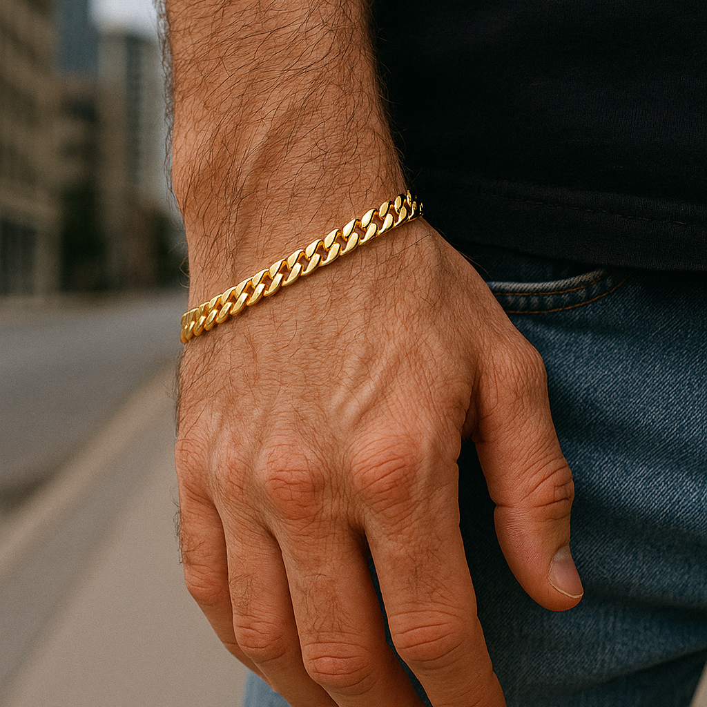 Miami Curb Bracelet - Gold from £17.50